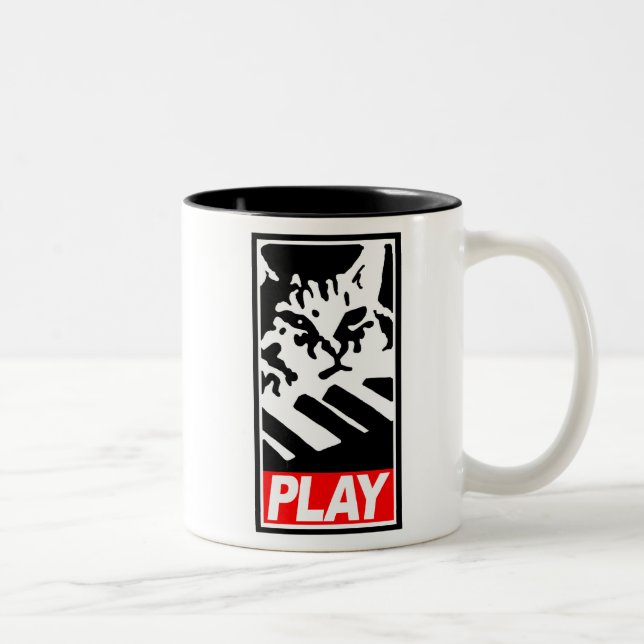 2 Couleurs Tasse de chat de clavier de jeu (Droit)