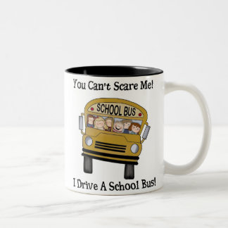 2 Couleurs tasse de chauffeur d'autobus scolaire