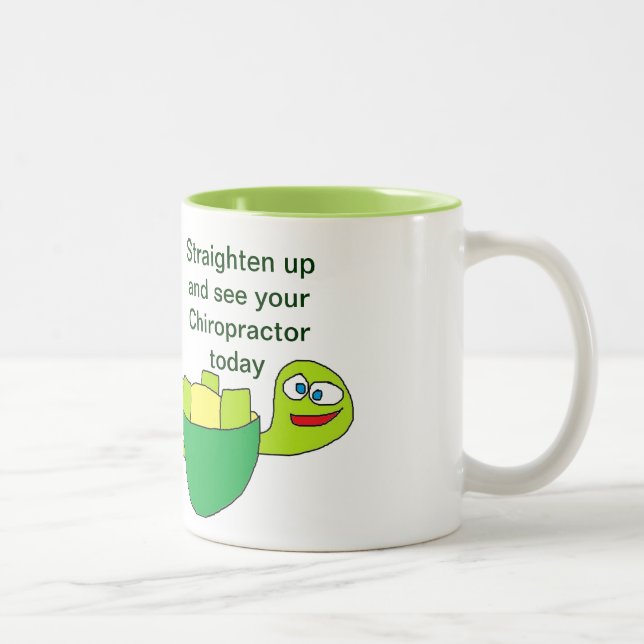 2 Couleurs Tasse de chiroprakteurs (Droit)