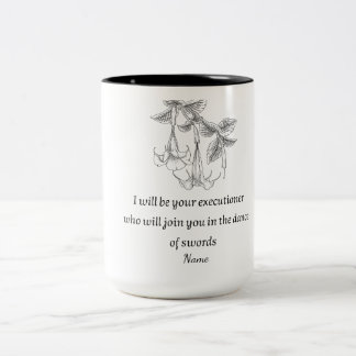 2 Couleurs Tasse de citation de la gloire  Danse des épées Ar