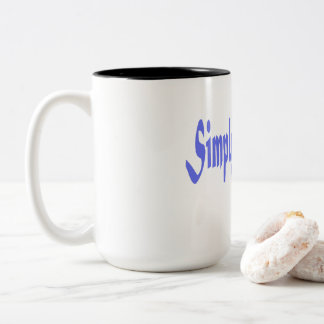 2 Couleurs Tasse de citation simplement puissante