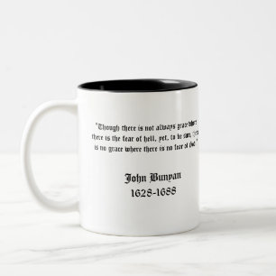 2 Couleurs Tasse de classique de Bunyan de John
