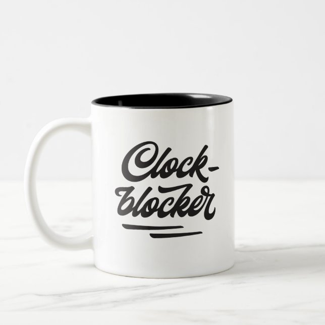 2 Couleurs Tasse de Clockblocker (Gauche)