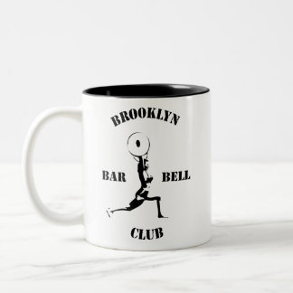 2 Couleurs Tasse de club d'haltère de Brooklyn