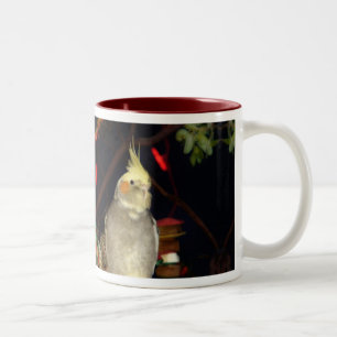 2 Couleurs Tasse de Cockatiel - customisée
