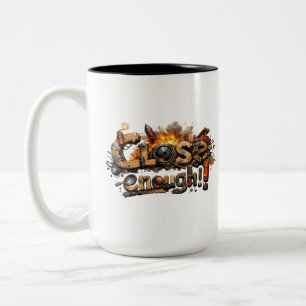 2 Couleurs Tasse de construction à peu près