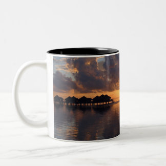 2 Couleurs Tasse de coucher du soleil de Huahine