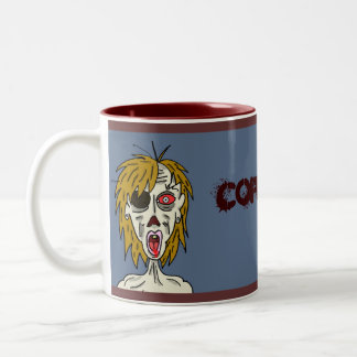 2 Couleurs Tasse de couples de zombi