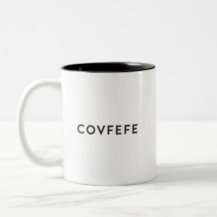 2 Couleurs Tasse de Covfefe