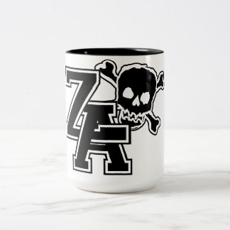 2 Couleurs Tasse de crâne de fac