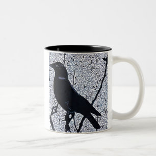 2 Couleurs Tasse de crépuscule de choucas