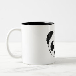 2 Couleurs tasse de croquis de panda