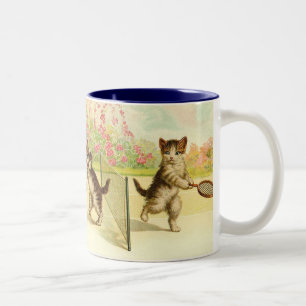 2 Couleurs Tasse de cru de tennis