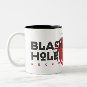 2 Couleurs Tasse de "danse" d'enregistrements de trou noir