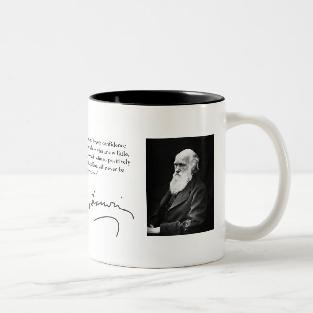 2 Couleurs Tasse de Darwin (Droit)