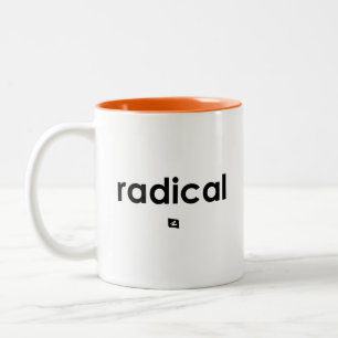 2 Couleurs Tasse de définition de radical droitier