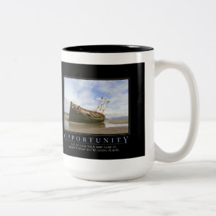 2 Couleurs Tasse de Demotivational de collaboration