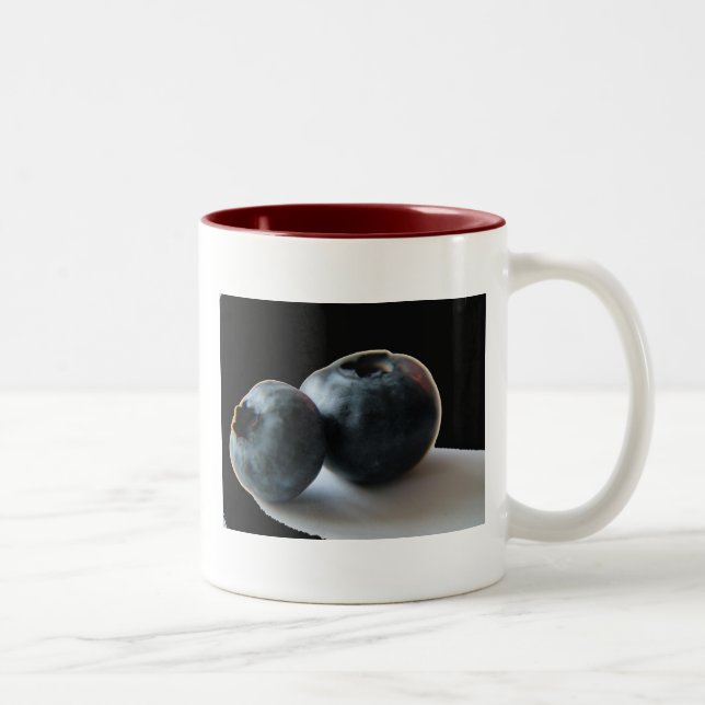 2 Couleurs Tasse de deux bleus (Droit)