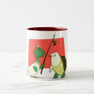 2 Couleurs Tasse de "deux colombes de tortue"