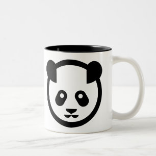 2 Couleurs Tasse de deux pandas