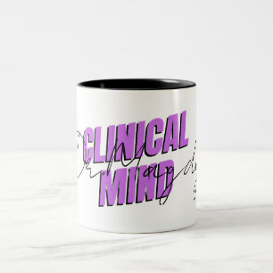 2 Couleurs Tasse de docteur à l'esprit clinique personnalisée