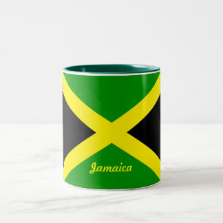 2 Couleurs Tasse de drapeau de la Jamaïque
