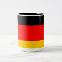 Tasse de drapeau de l'Allemagne