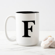 Tasse de "F"