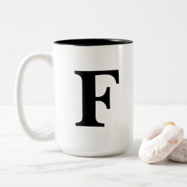 2 Couleurs Tasse de "F"