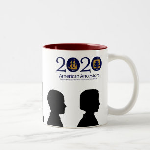 2 Couleurs Tasse de famille de pèlerin de fleur printanière
