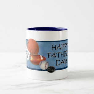 2 Couleurs Tasse de fête des pères