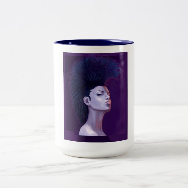 2 Couleurs Tasse de fille de Mohawk (Centre)