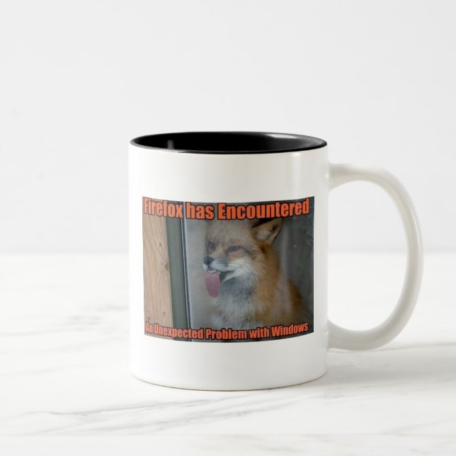 2 Couleurs Tasse de Firefox Windows (Droit)