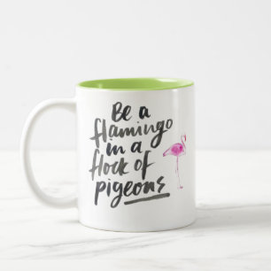 2 Couleurs tasse de flamant