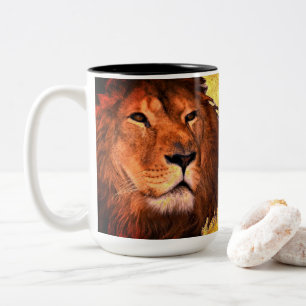 2 Couleurs Tasse de fréquence de lion