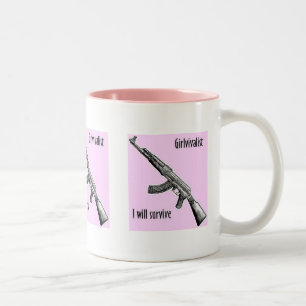 2 Couleurs Tasse de Girlvivalist AK-47