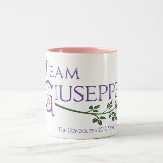 2 Couleurs Tasse de Giuseppe d'équipe