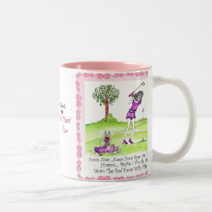 2 Couleurs TASSE de golf
