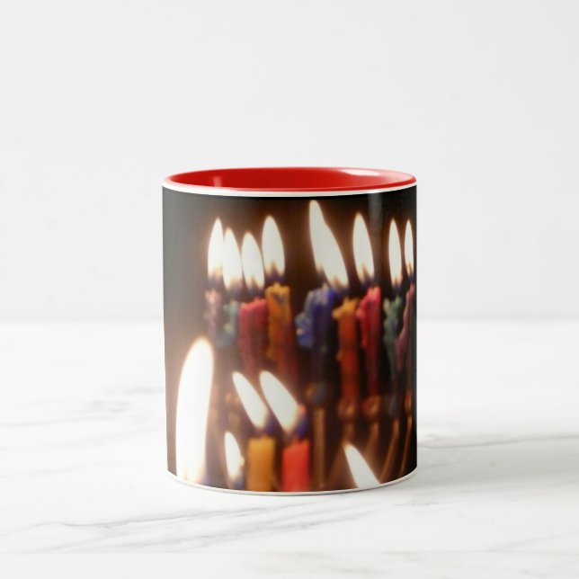2 Couleurs Tasse de Hanoukka (Centre)