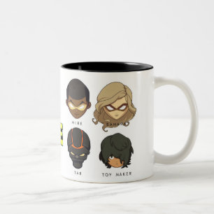 2 Couleurs Tasse de héros de Chibi