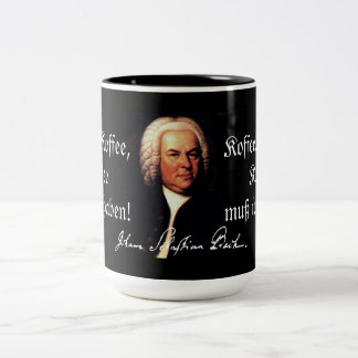 2 Couleurs Tasse de J.S. Bach Koffee