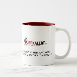 2 Couleurs TASSE de JERKALERT folle comme l'enfer