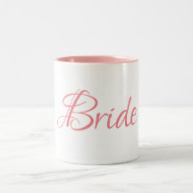 Tasse de jeune mariée