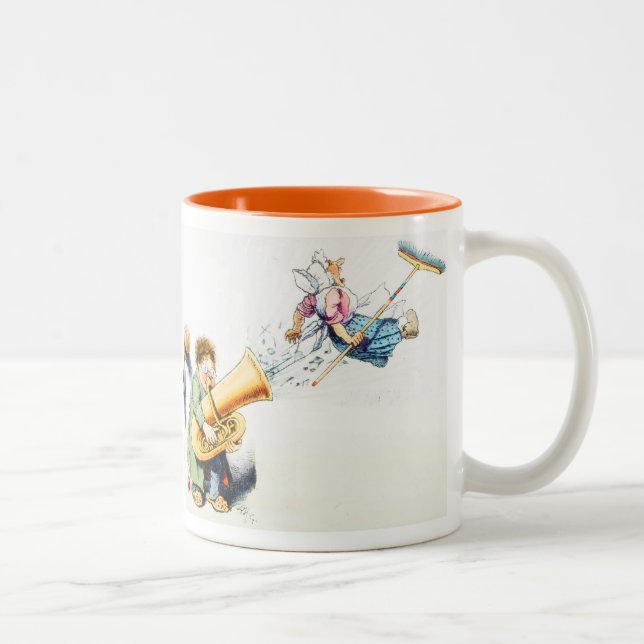 2 Couleurs Tasse de joueur de tuba (Droit)