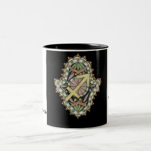 2 Couleurs Tasse de Khamsa de Sagittaire