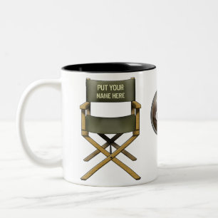 2 Couleurs Tasse de la chaise du directeur personnalisable