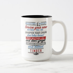 2 Couleurs Tasse de la doxologie du bûcheron