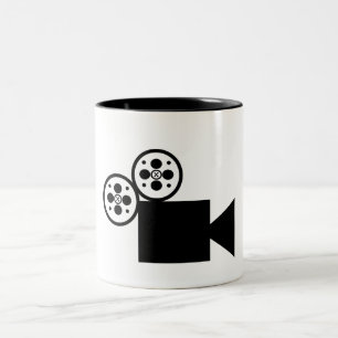 2 Couleurs Tasse de la sonnerie 11oz d'appareil-photo