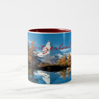 2 Couleurs Tasse de la Suisse