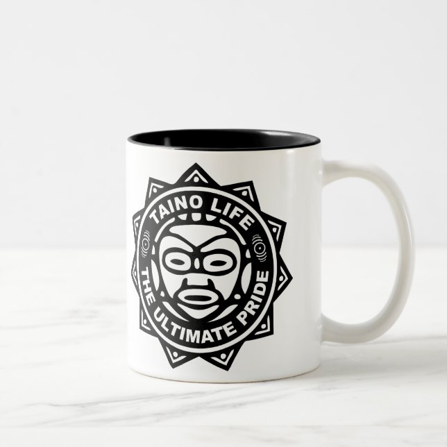 2 Couleurs Tasse de la vie de Taino (Droit)